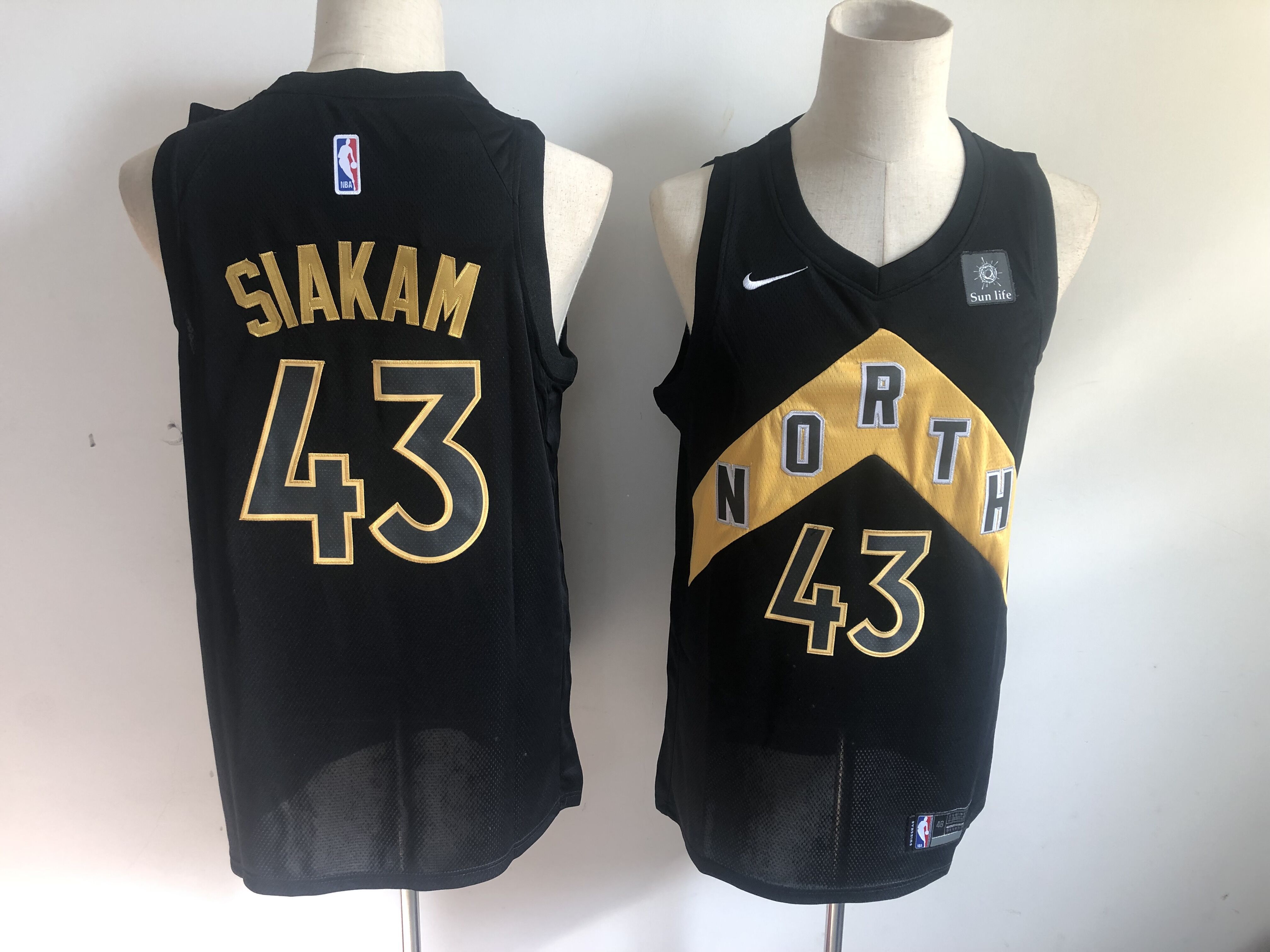 Men Toronto Raptors #43 Siakam Black City Edition Nike NBA Jerseys->toronto raptors->NBA Jersey